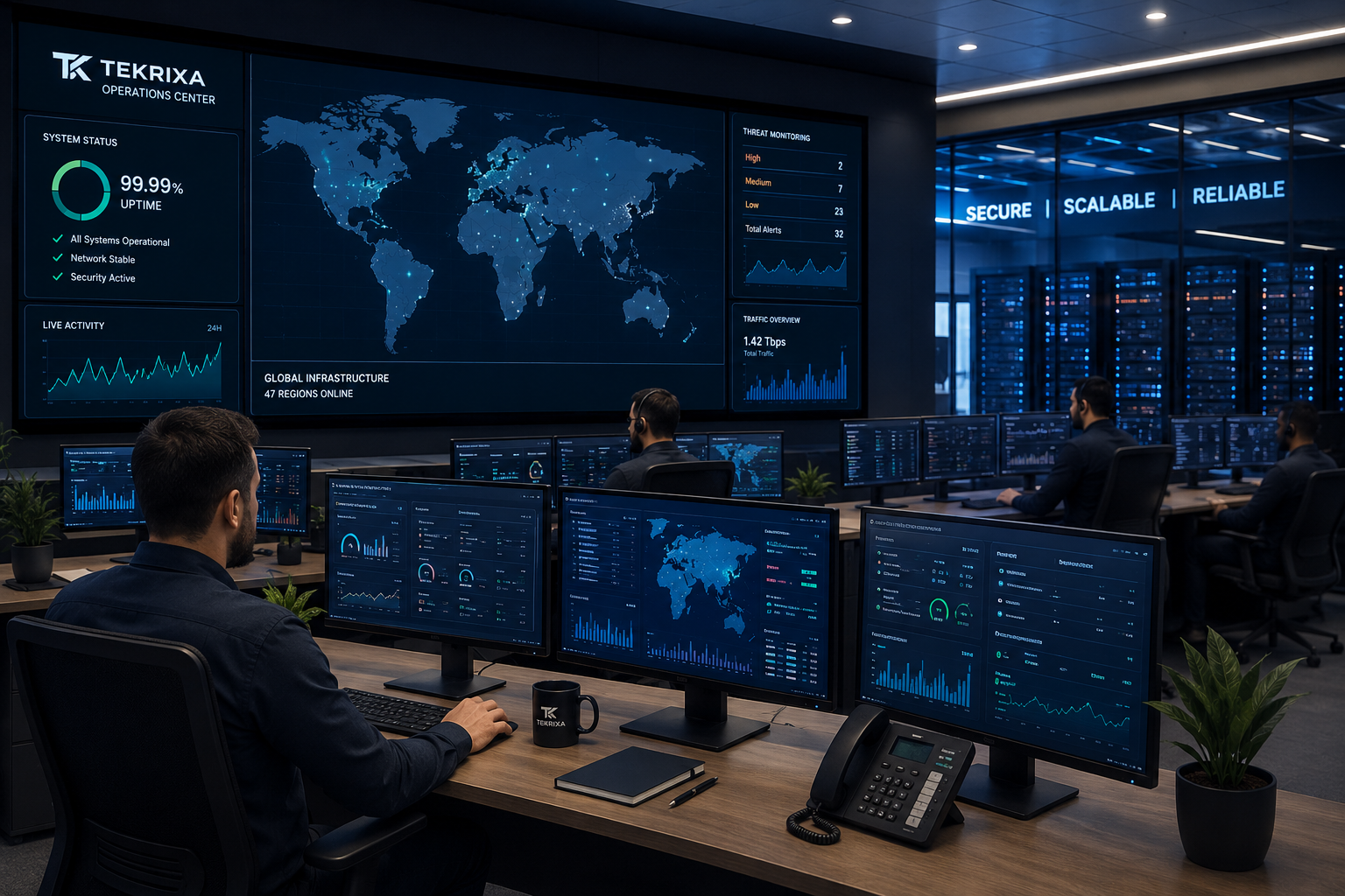 Tekrixa enterprise infrastructure operations center